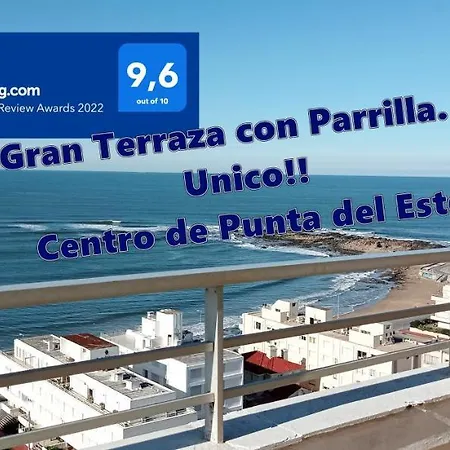 Penthouse Centrico Con Vista Al Mar, Parrilla Privada Y Terraza Espaciosa
